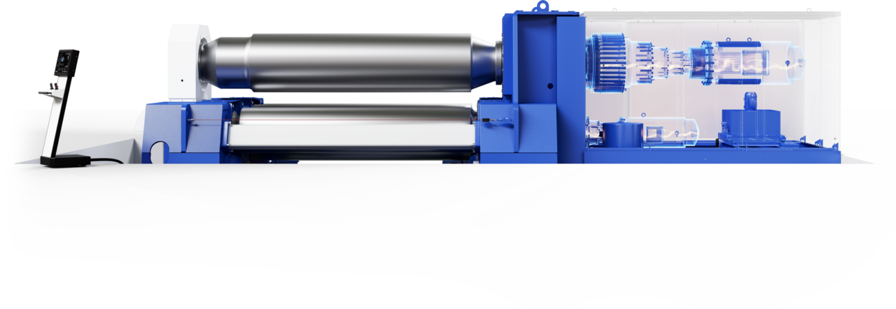 VRM NEO 4-roll plate bending machine | HAEUSLER AG